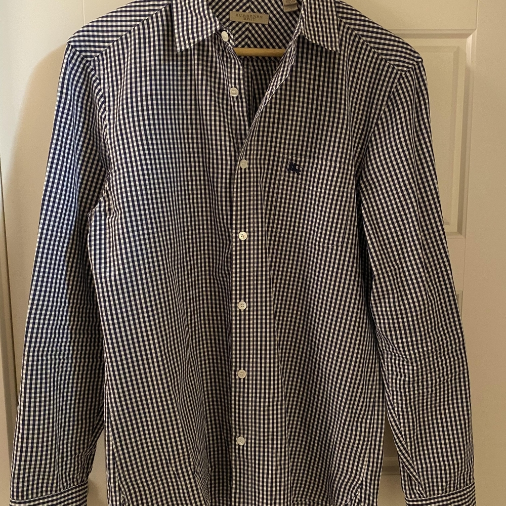 Burberry Button Down Long Sleeve Shirt